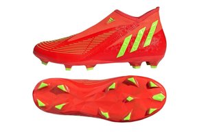 adidas Predator Edge .3 LL Laceless FG - Solar Red