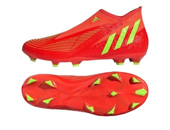 adidas Predator Edge   .3  LL Laceless FG - Solar Red