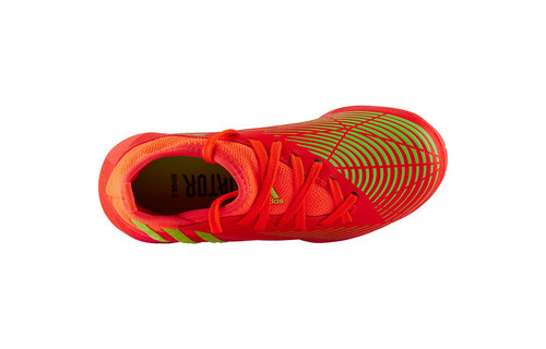 adidas Jr Predator Edge .3 IN Indoor Shoes   - Solar Red