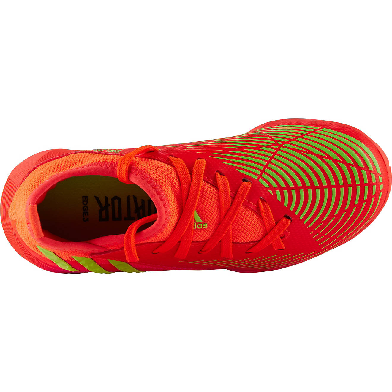 adidas Jr Predator Edge .3 IN Indoor Shoes   - Solar Red