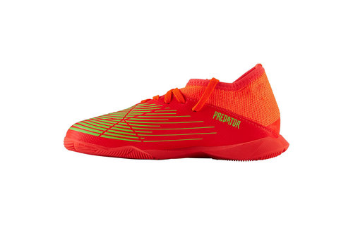 adidas Jr Predator Edge .3 IN Indoor Shoes   - Solar Red