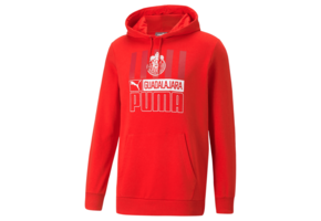 Puma Chivas 2022 - 23 Core Hoodie - Red/White