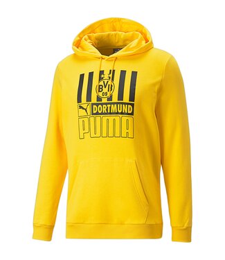 Puma Puma BVB Borussia Dortmund 2022 - 23  ftbl Core Hoodie - Yellow