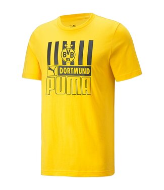 Puma Puma BVB Borussia Dortmund 2022 -23 Core Soccer Shirt- Yellow/Black