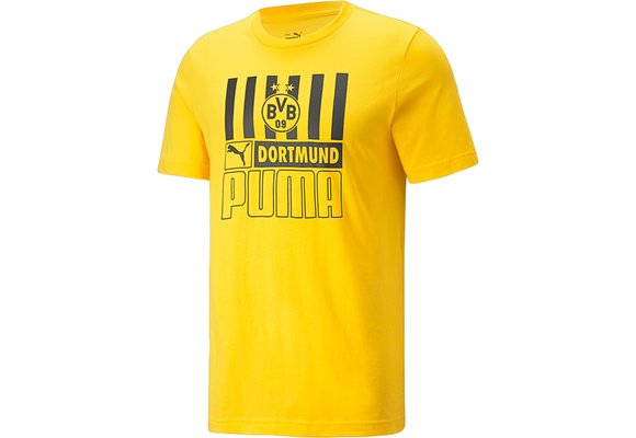 Puma BVB Borussia Dortmund 2022 -23 Core Soccer Shirt- Yellow/Black