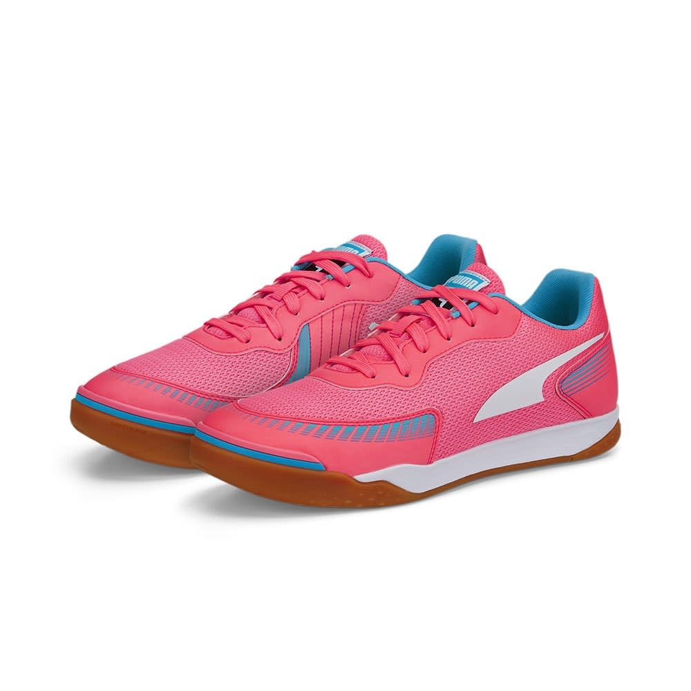 Puma Pressing III Indoor / Futsal Shoes -Sunset/White/Blue