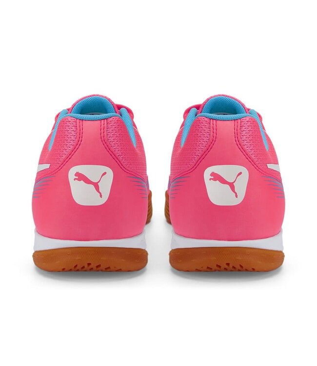 Puma Puma Pressing III Indoor / Futsal Shoes -Sunset/White/Blue