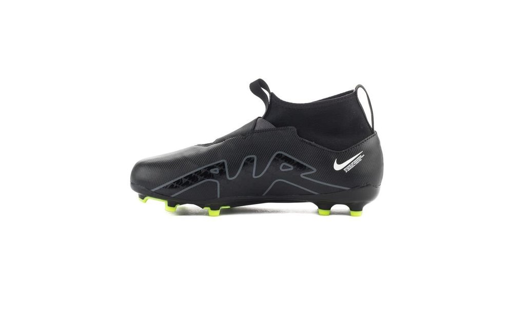 Nike Jr Zoom Mercurial Superfly 9 Academy DF FG / MG - Black/Summit/Volt/Smoke Grey