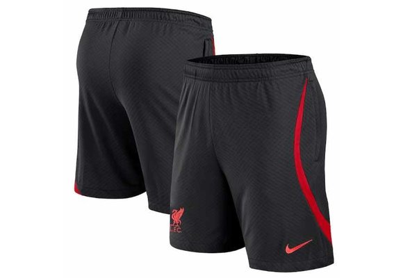 Nike 2022-23 Liverpool Youth Strike Pre Match Shorts - Black/Siren Red