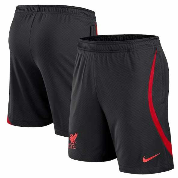 Nike 2022-23 Liverpool Youth Strike Pre Match Shorts - Black/Siren Red