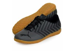 Puma Jr Tacto II IT Indoor Shoes - Black/Castlerock