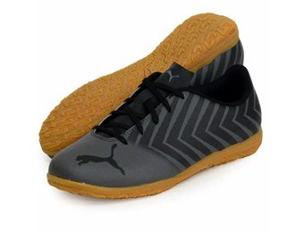 Puma Jr Tacto II IT Indoor Shoes - Black/Castlerock