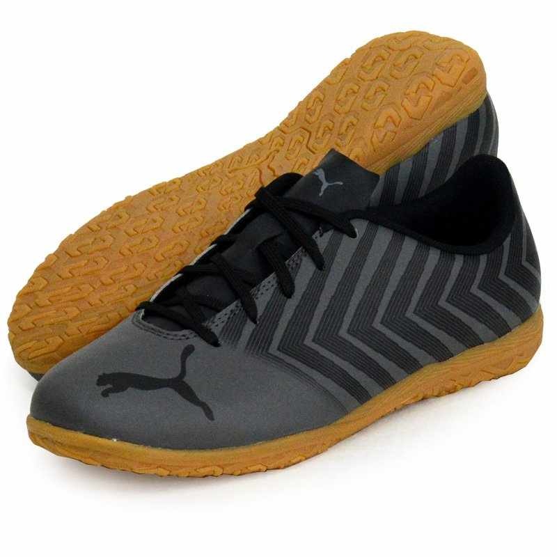 Puma Jr Tacto II IT Indoor Jr Shoes - Black/Castlerock