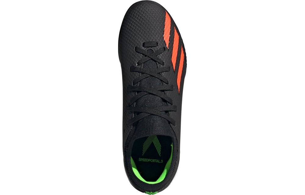 adidas Jr X Speedportal .3 TF Turf - Black/Solar Red