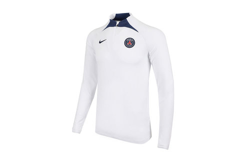 Nike PSG Paris Saint Germain 2022 - 23   Strike Training Drill Top - White/Midnight Navy
