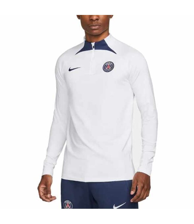Nike Nike PSG Paris Saint Germain 2022 - 23   Strike Training Drill Top - White/Midnight Navy