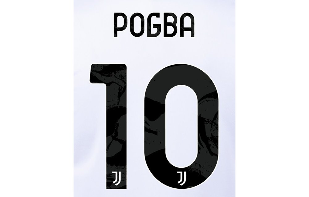 Pogba # 10 Juventus 21/23 Home Nameset
