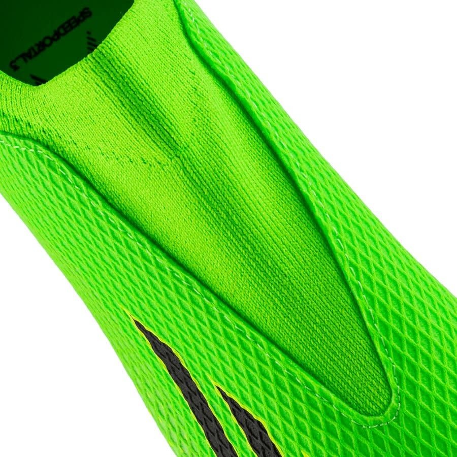adidas Jr X Speedportal  .3 LL Laceless FG - Solar Green/Core Black/Solar Yellow