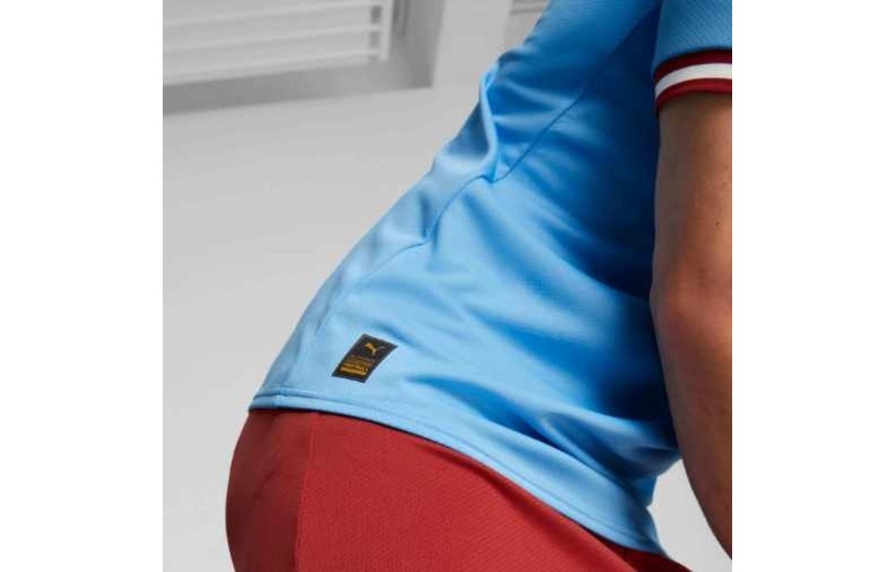 Puma Manchester City 2022-23 Home Jersey - Light Blue/Intense Red