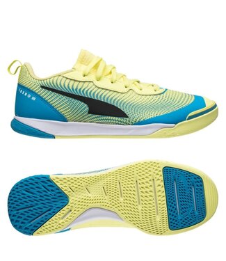 Puma Puma Ibero III Indoor Futsal Shoes -Yellow/Bleu Azur/White