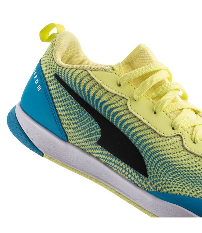Puma Puma Ibero III Indoor Futsal Shoes -Yellow/Bleu Azur/White