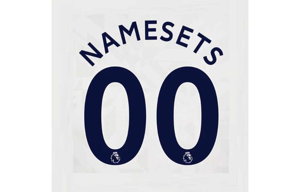 English Premier League Custom Nameset - Navy Blue