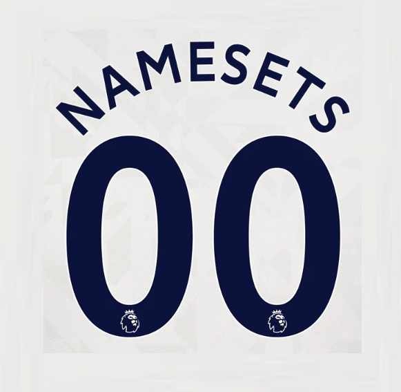 English Premier League Custom Nameset - Navy Blue