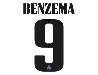 Benzema # 9 Real Madrid 22/23 YOUTH Home / Away  Nameset