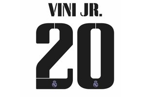 Vini Jr. # 20 Real Madrid 22/23 YOUTH Home / Away Nameset