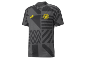 Puma Manchester City 2022 - 23  Prematch Soccer Jersey - Black/Yellow