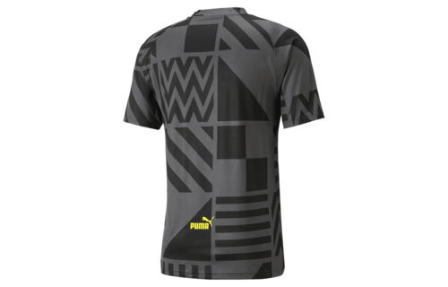 Puma Manchester City 2022 - 23  Prematch Soccer Jersey - Black/Yellow