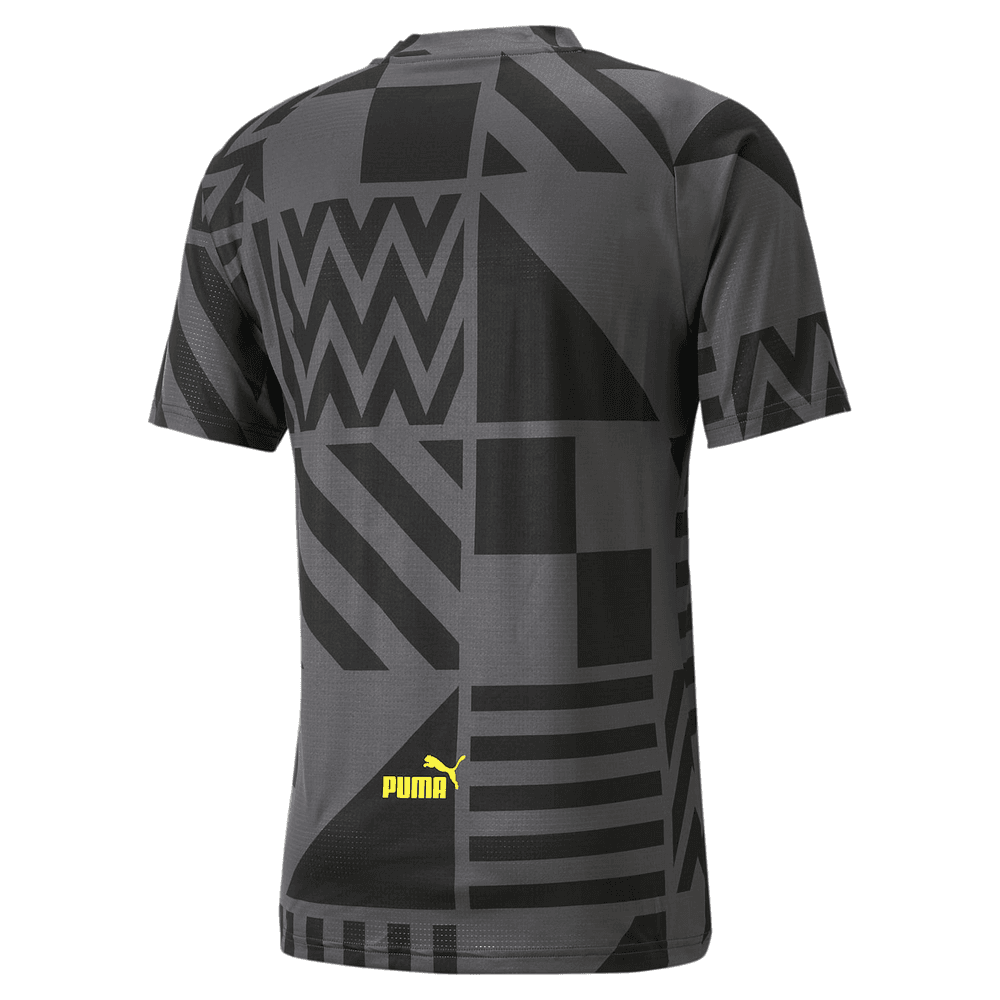 Puma Manchester City 2022 - 23  Prematch Soccer Jersey - Black/Yellow