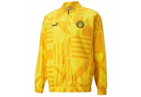 Puma Manchester City 2022 - 23 Pre-Match Jacket - Spectra Yellow/Black