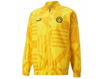 Puma Manchester City 2022 - 23 Pre-Match Jacket - Spectra Yellow/Black