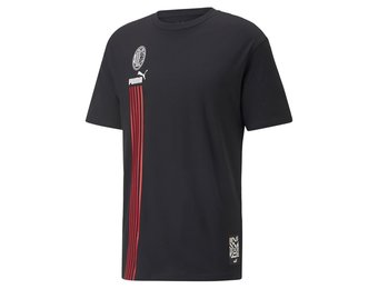 Puma AC Milan 2022 - 23 Culture Tee Shirt - Black