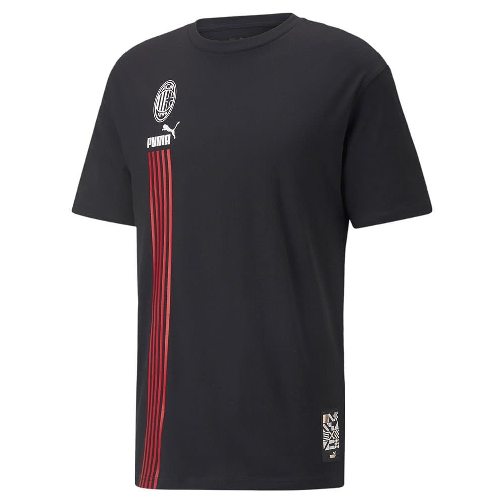 Puma AC Milan 2022 - 23 Culture Tee Shirt - Black