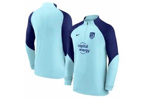 Nike Atletico Madrid 2022 - 23   Strike Training Drill Top - Navy/Royal Blue