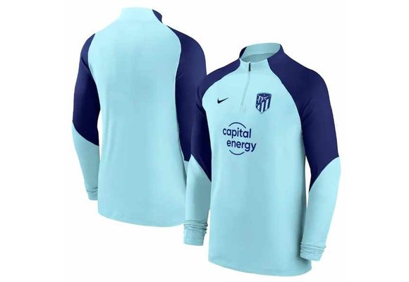 Nike Atletico Madrid 2022 - 23   Strike Training Drill Top - Navy/Royal Blue
