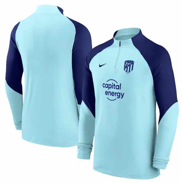 Nike Atletico Madrid 2022 - 23 Strike Training Drill Top - Navy/Royal Blue