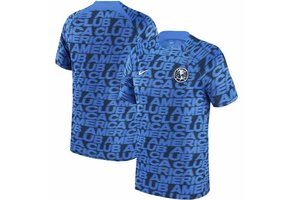 Nike Club America 2022- 23 DF Pre-Match Jersey - Armory Navy/Medium Blue/White