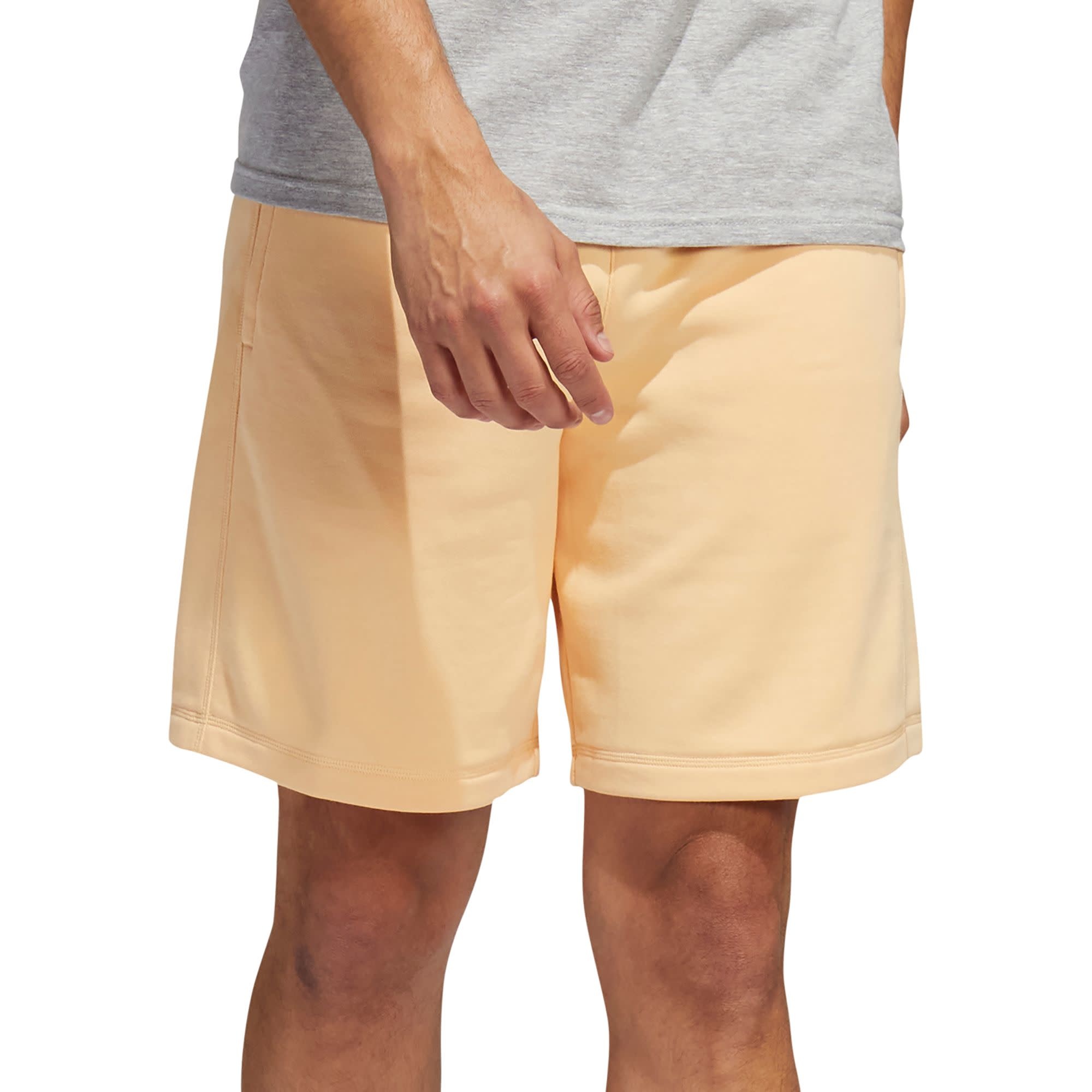 adidas Solid French Terry Lounge Shorts  - Pulse Amber