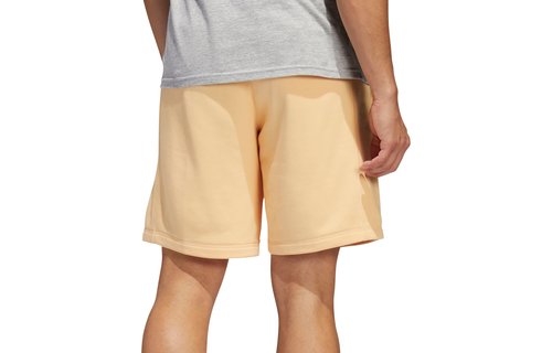 adidas Solid French Terry Lounge Shorts  - Pulse Amber
