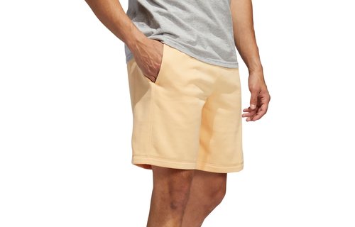 adidas Solid French Terry Lounge Shorts  - Pulse Amber