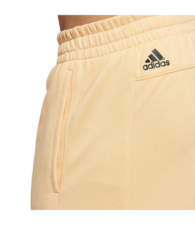 adidas adidas Solid French Terry Lounge Shorts  - Pulse Amber
