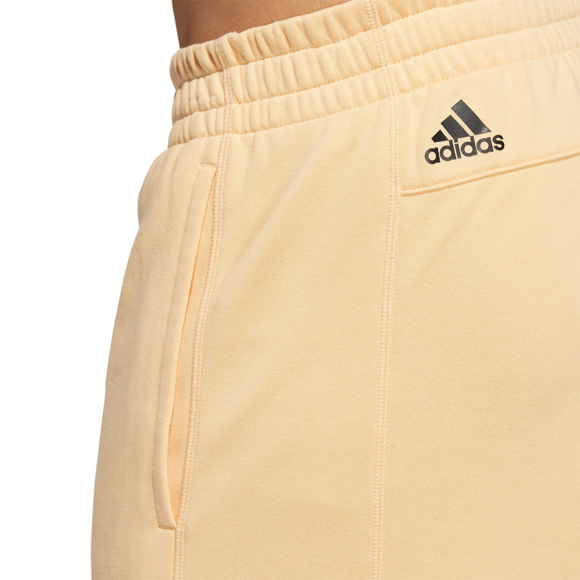 adidas Solid French Terry Lounge Shorts  - Pulse Amber