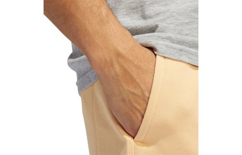 adidas Solid French Terry Lounge Shorts  - Pulse Amber