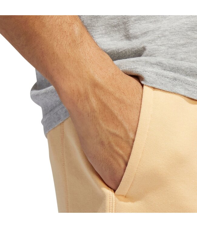 adidas adidas Solid French Terry Lounge Shorts  - Pulse Amber