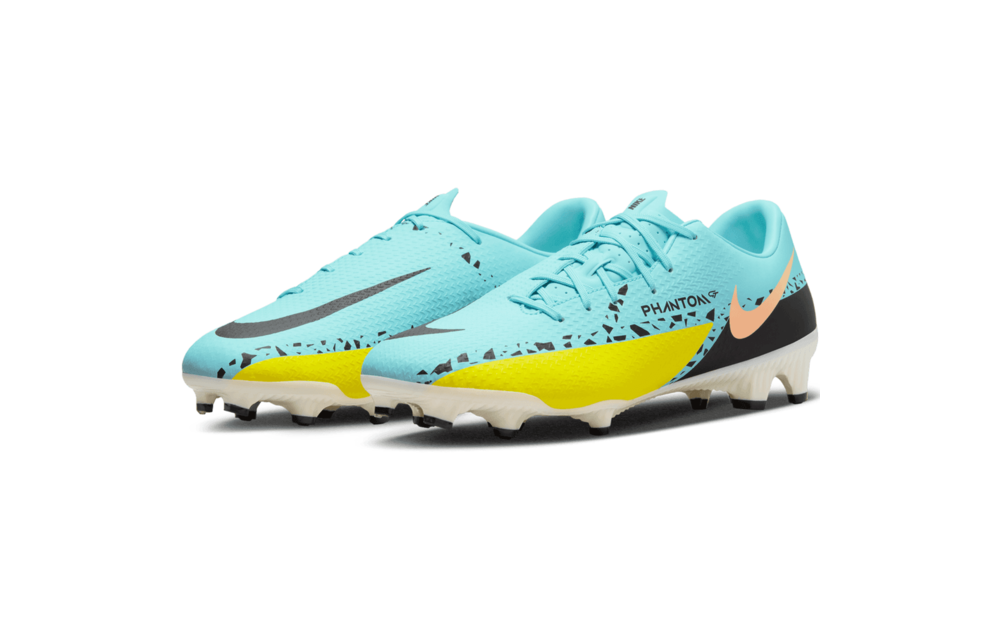 Nike Phantom GT2 Academy ( Low) FG / MG - Glacier Ice/Yellow Strike/Sunset Glow