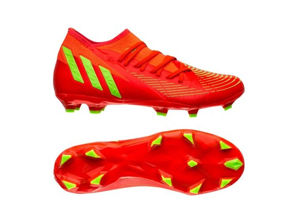 adidas Jr Predator Edge .3  FG   Solar Red
