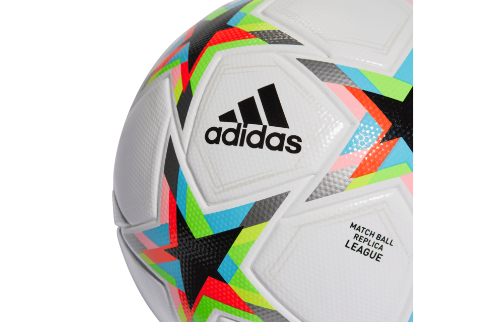 adidas UCL Champions League 2022-23 League Ball - White/Silver Metallic/Bright Cyan